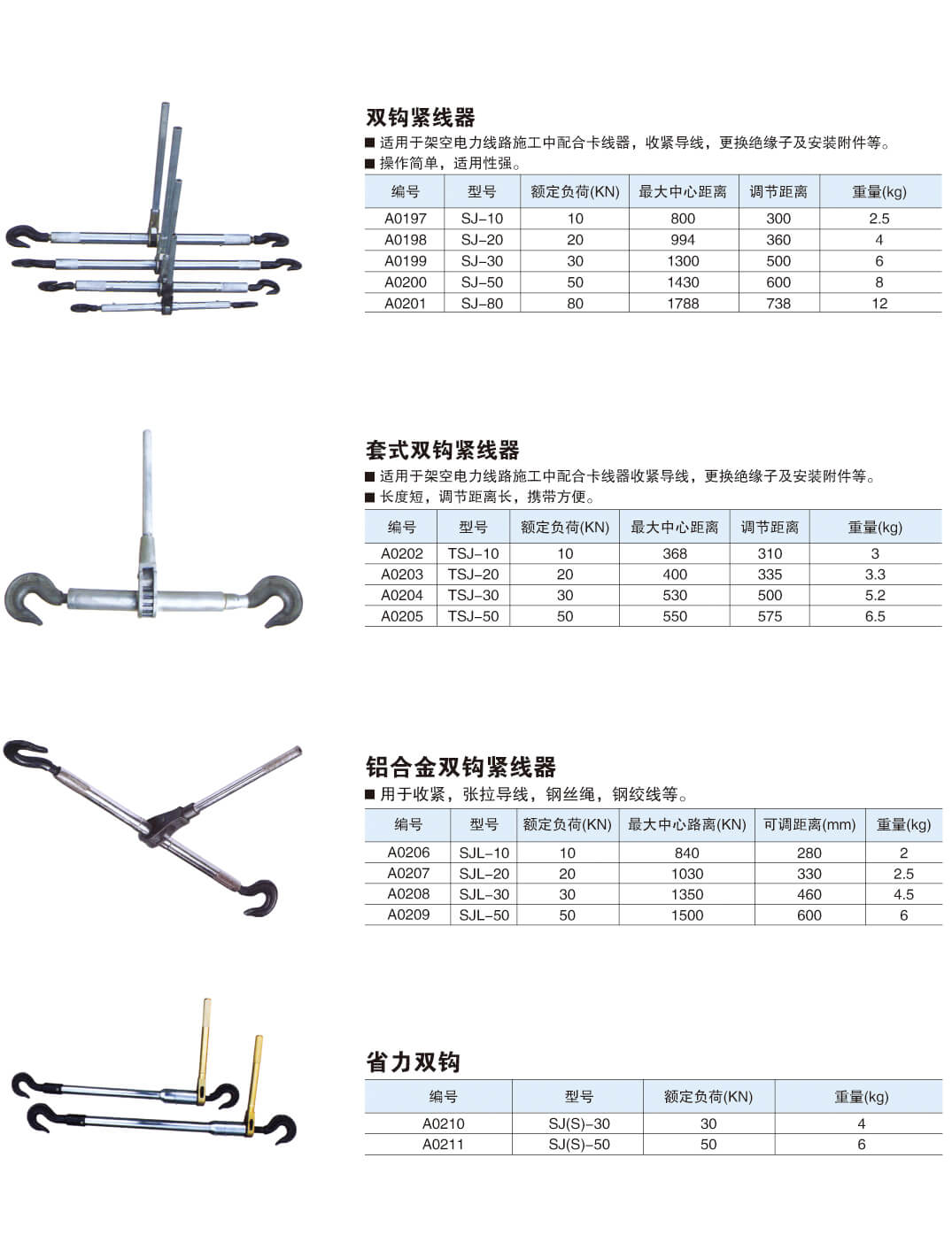 立杆组塔机具