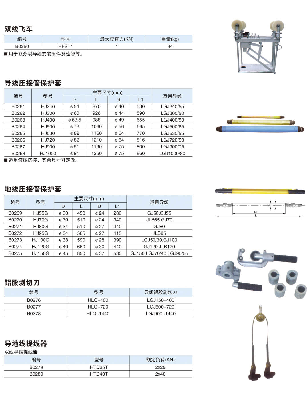 架线施工机具